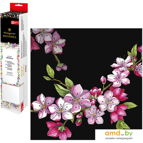 62373 Цветущее дерево. Алмазная мозаика