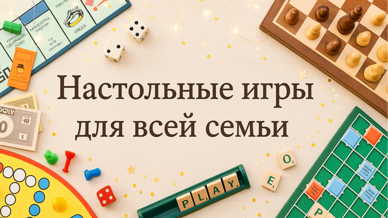 Баннер с центрированным текстом