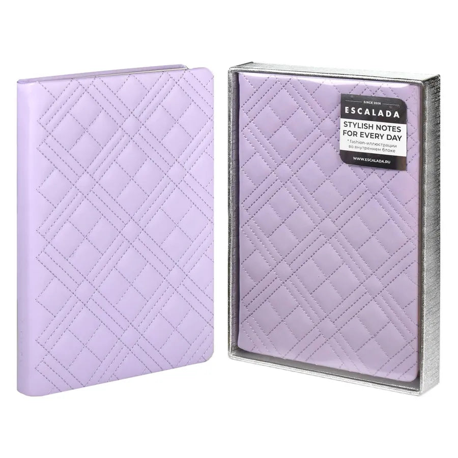 Ежедневник недатированный Escalada Лайка 63967 (164 л, сиреневый)