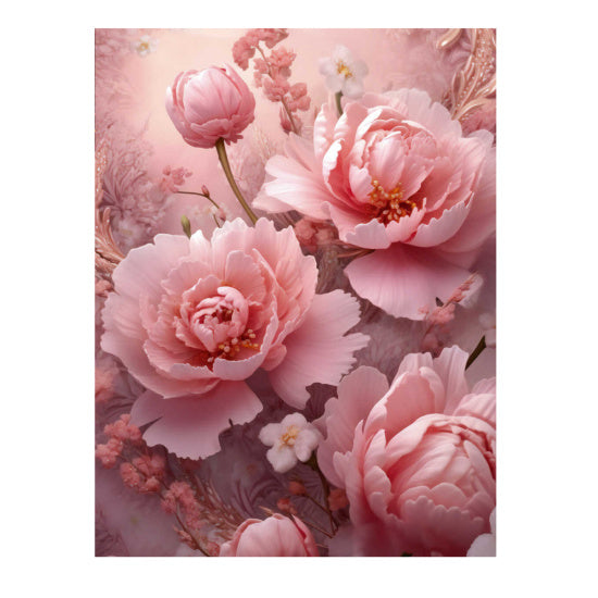 65615 Розовые цветы