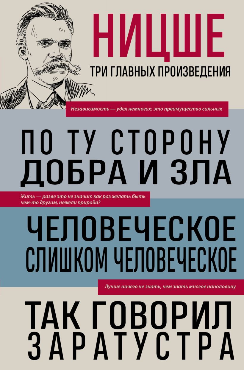Ницше. По ту сторону добра и зла. Человеческое, слишком человеческое. Так говорил Заратустра