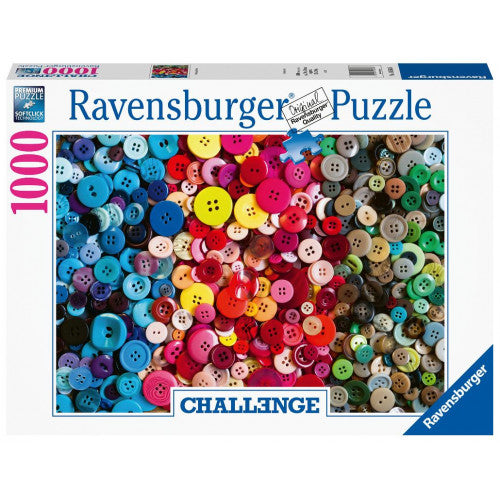 Ravensburger. Пазл карт. 1000 арт.16563 "Пуговицы"